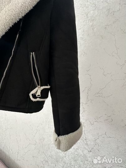 Дубленка авиатор женская 44 46