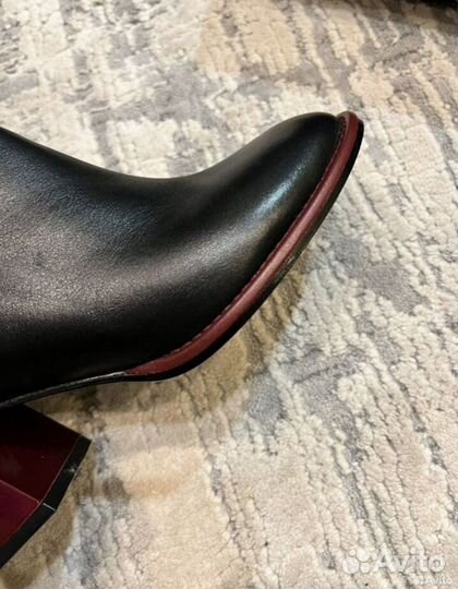 Сапоги кожаные женские демисезонные новые