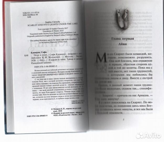 Скарлет и Айви Огни в озере Клеверли Софи