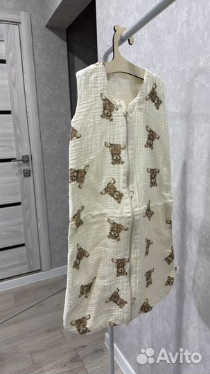 Спальный мешок детский, пеленка кокон 56-74