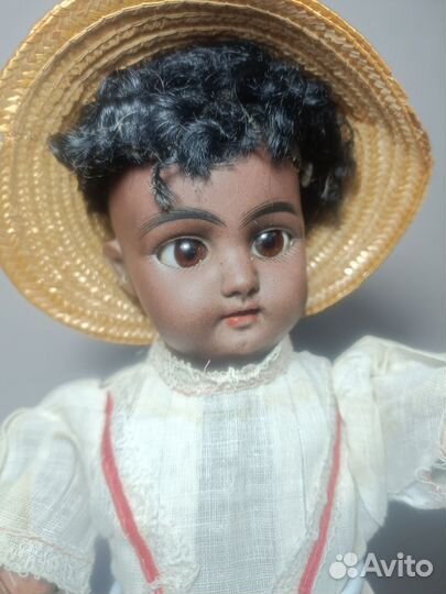 Антикварная кукла мулатка Simon Halbig
