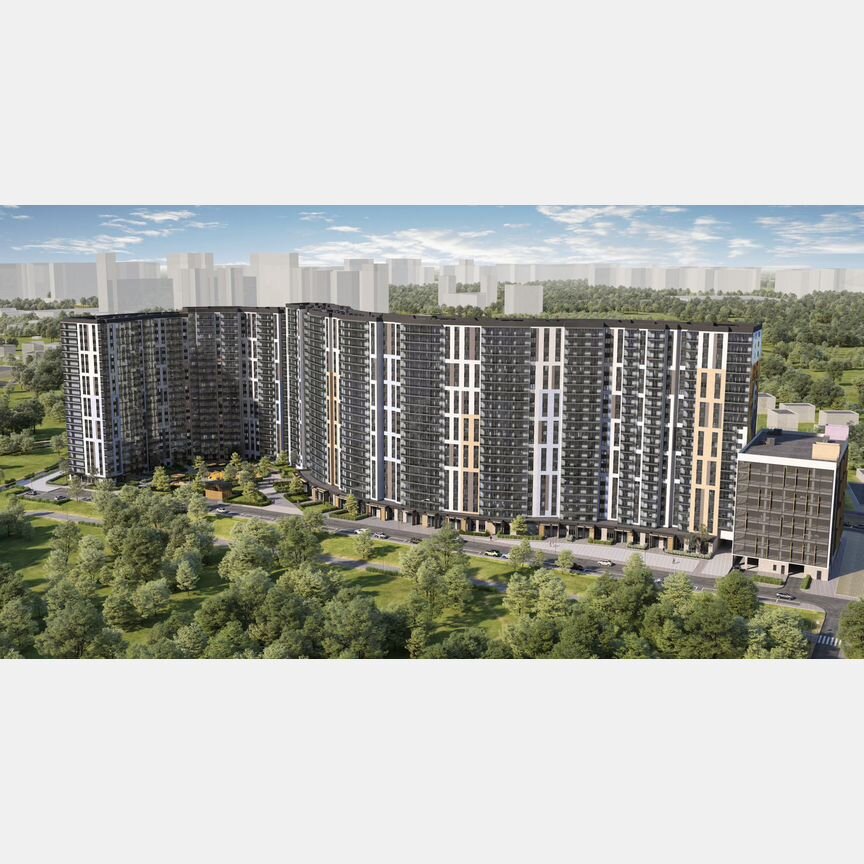 Квартира-студия, 32,9 м², 20/22 эт.