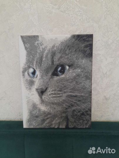 Картина готовая, алмазная мозаика