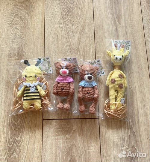 Игрушки амигуруми ручной работы крючком
