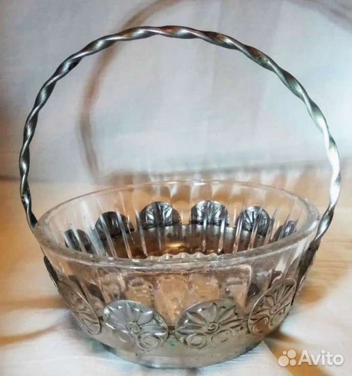 Посуда Стекло Блюдо, Конфетница, Селёдочница СССР
