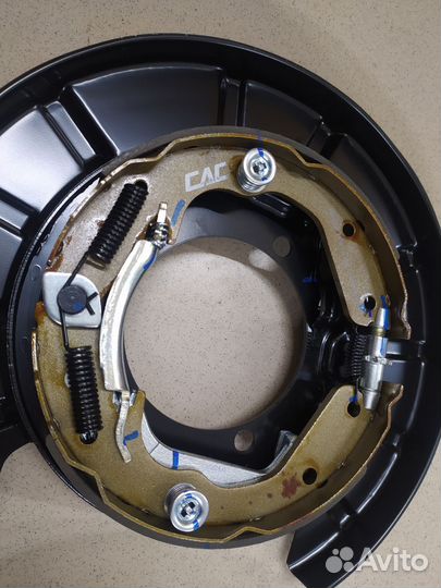 Щит заднего тормоза левый GreatWall Hover