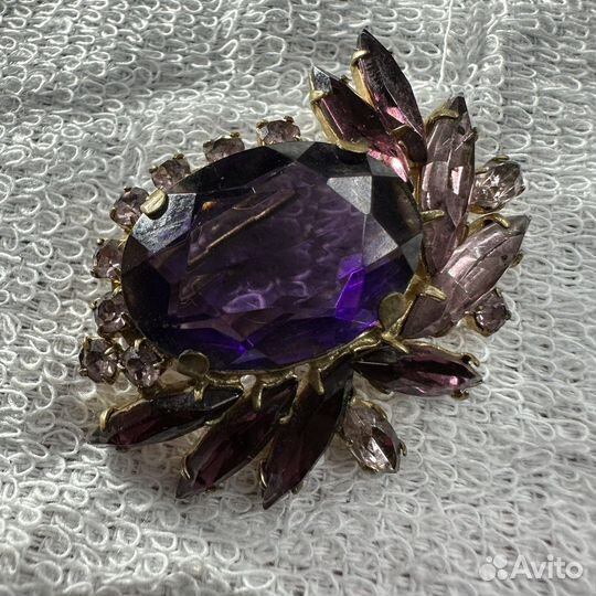 Красивейшая винтажная брошь СССР (сзр)