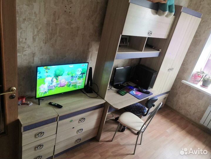 Двухъярусная кровать бу с матрасами