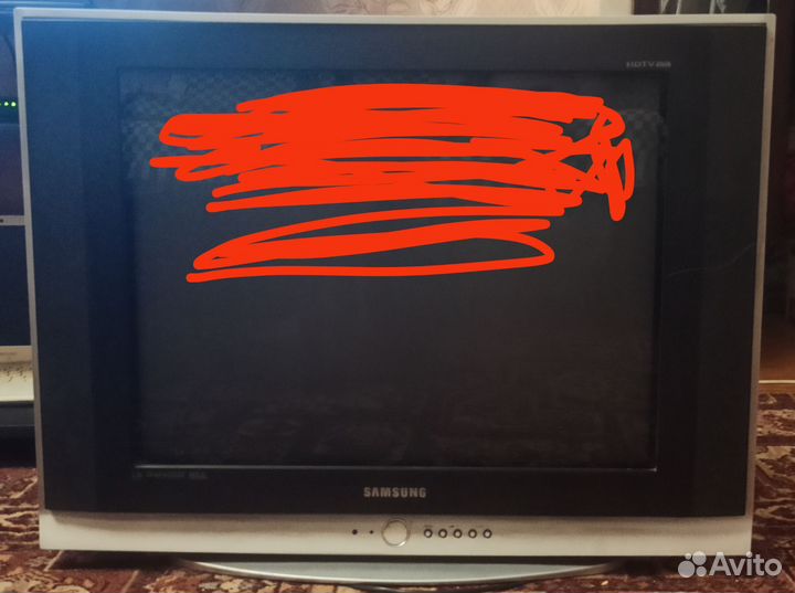 Телевизор samsung cs-29z40hpq с тв приставкой