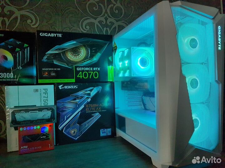 Мощный Gigabyte Gaming PC RTX4070+Core i5 13500
