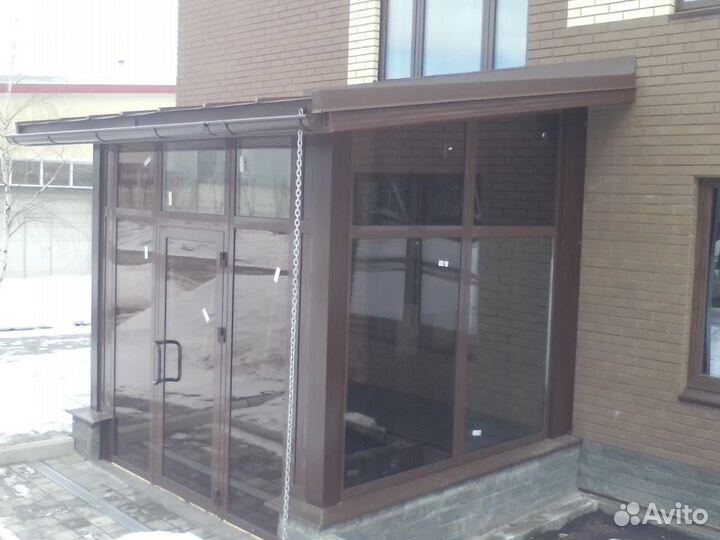 Остекление крыльца веранды беседки бани тамбура