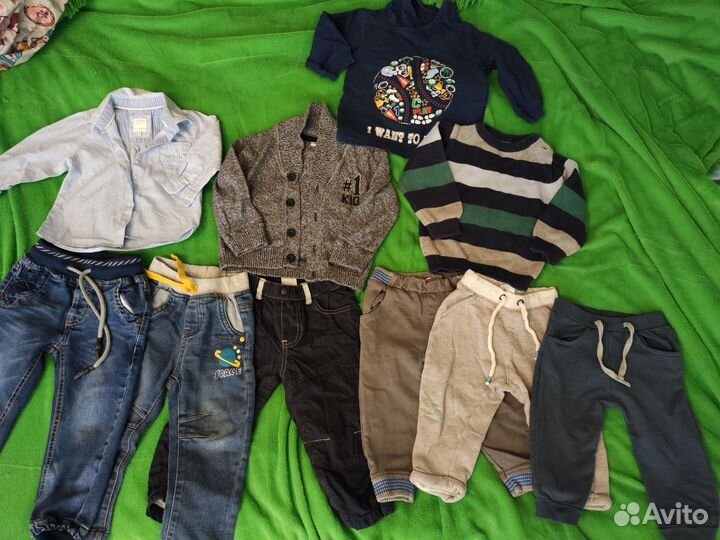 Вещи пакетом на мальчика 80-86