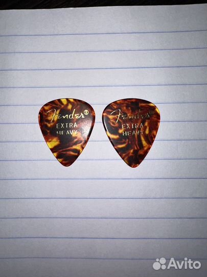 Медиаторы fender Extra Heavy
