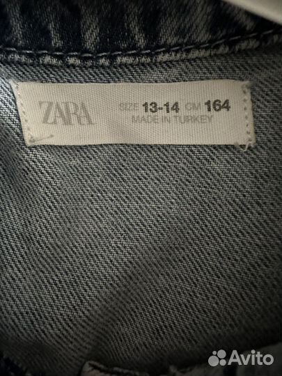 Джинсовый комбинезон zara для девочки