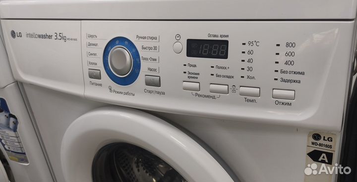 LG, 3.5кг. Гарантия. Доставка. Установка. Обмен