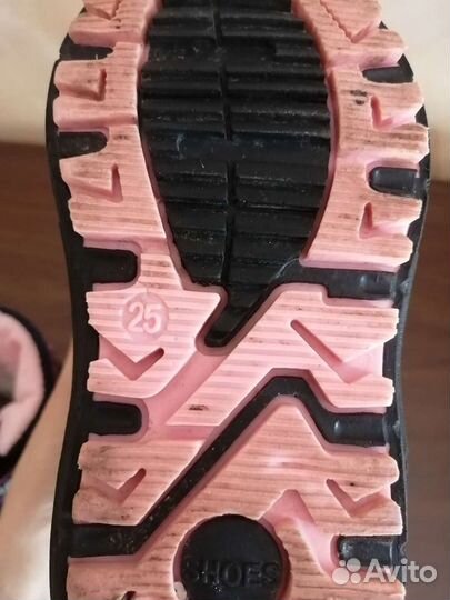 Зимние сапожки для девочки 25 размер