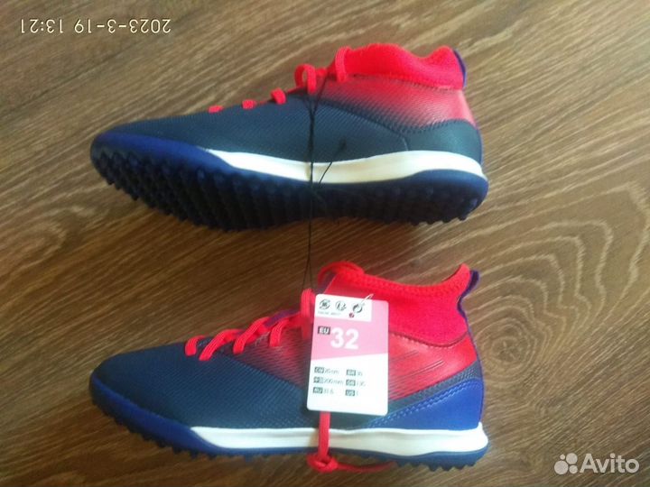 Новые Футбольные бутсы Декатлон, р. 32 и 33