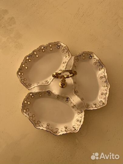 Менажница фарфор