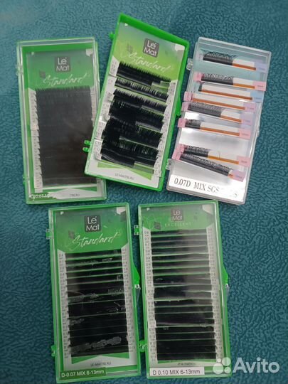 Материалы для наращивания ресниц бу