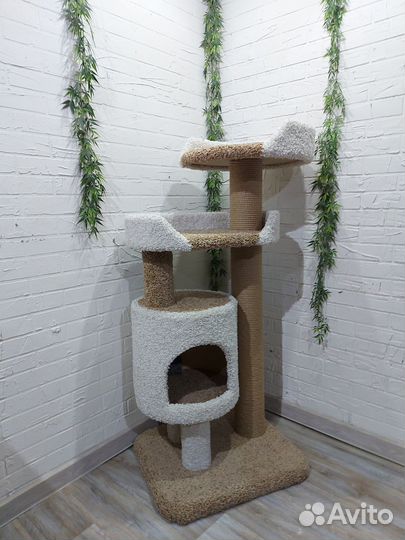 Домик когтеточка для кошек средних и крупных пород