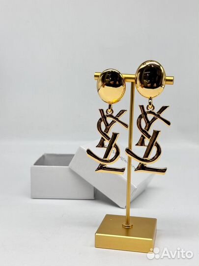 Серьги saint laurent