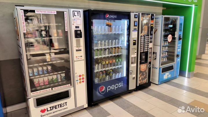 Вендинг-автоматы: энергетики и лимонады