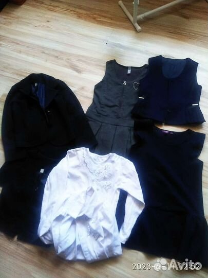 Школьная форма для девочки 122 128 синяя