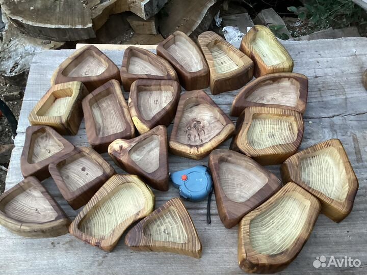 Подсвечники из дерева