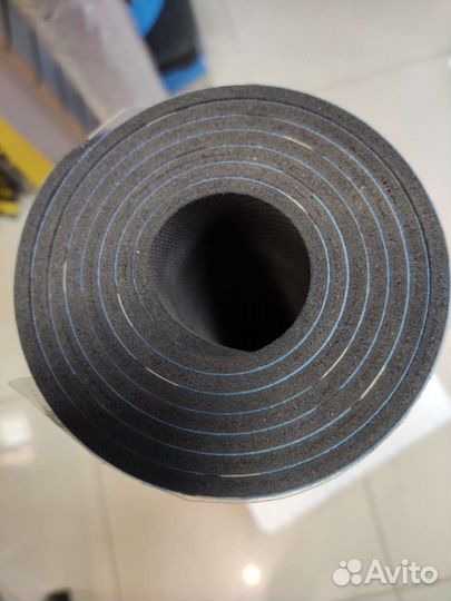 Коврик для йоги и фитнеса каучук