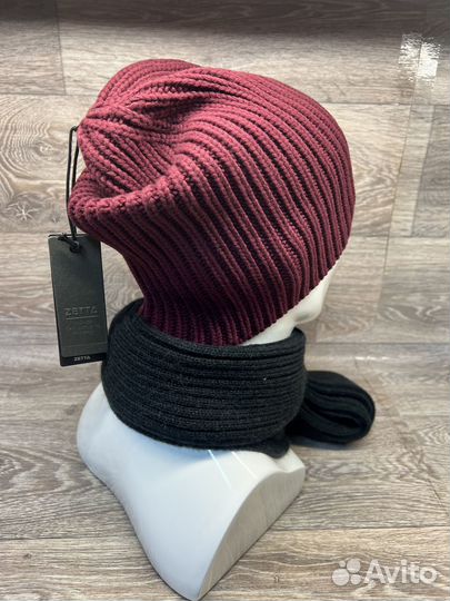 Шапка вязаная из хлопка, Zetta