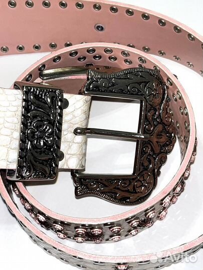 Ремень Nanni y2k похож на versace