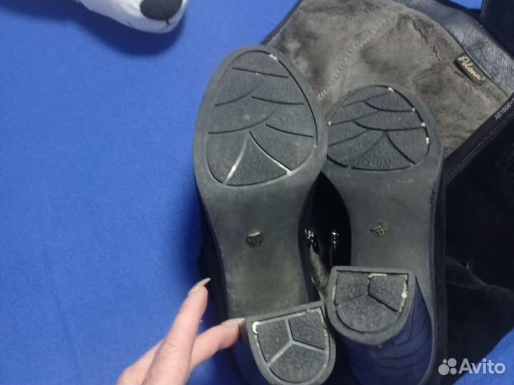 Сапоги женские зимние 38 39 натуральная замша