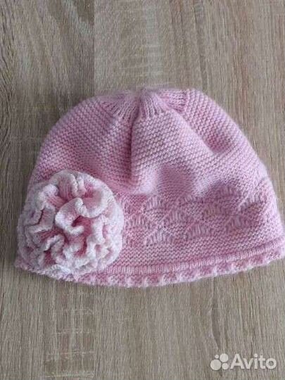 Шапка для девочки от 0 до 1.5 лет