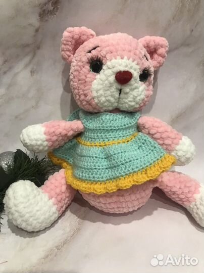 Вязаная кошечка