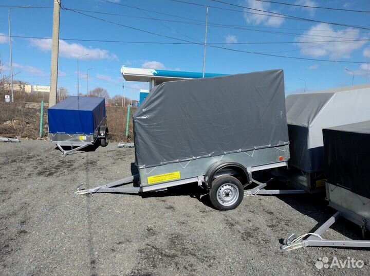 Прицеп Спартак 2.5 с тентом 1.5м
