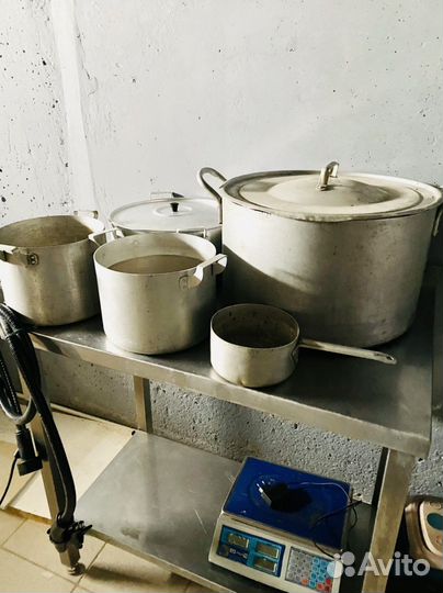 Кастрюля алюминиевая бу