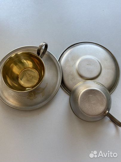 Мельхиоровый набор СССР бу