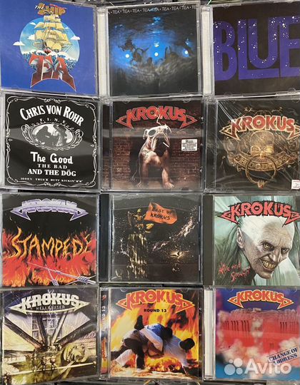 Музыкальные cd диски Krokus дискография на сд
