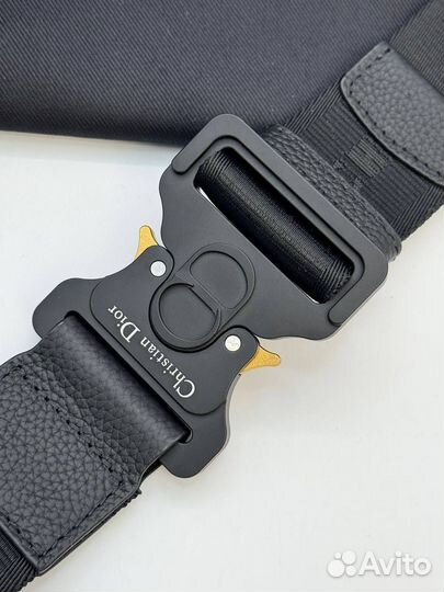 Мужская сумка Dior Saddle Oblique Жаккард