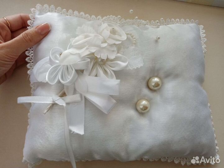 Рушник, подушечки для колец, ползунки