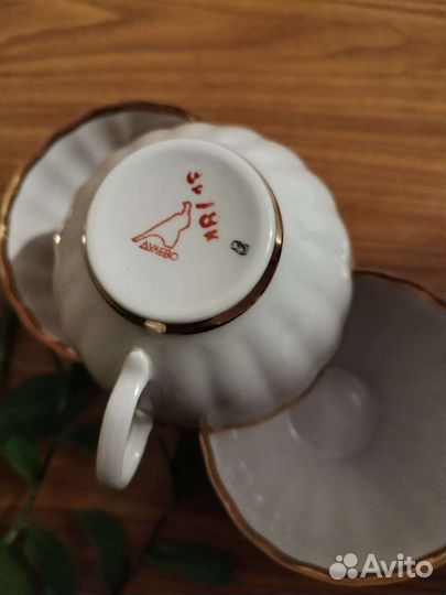 Чайные чашки Дулево