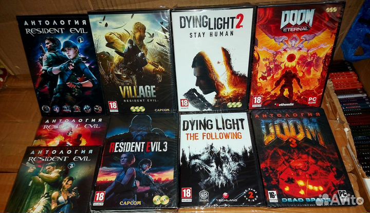 Игры для Компьютера ассортимент на дисках(новые)