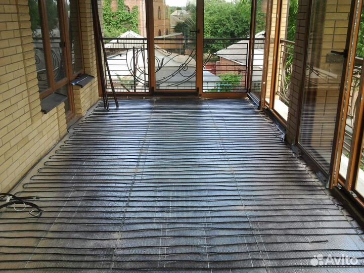 Теплый пол под плитку и стяжку