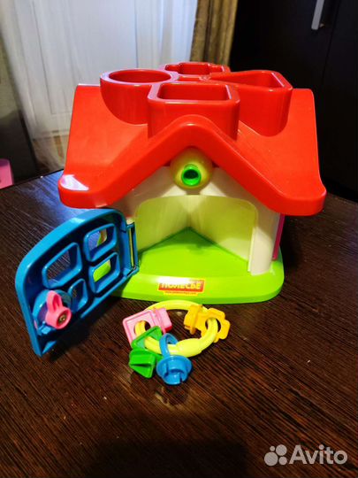 Игрушка сортер логический теремок