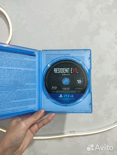 Диски на ps4 Resident Evil 7