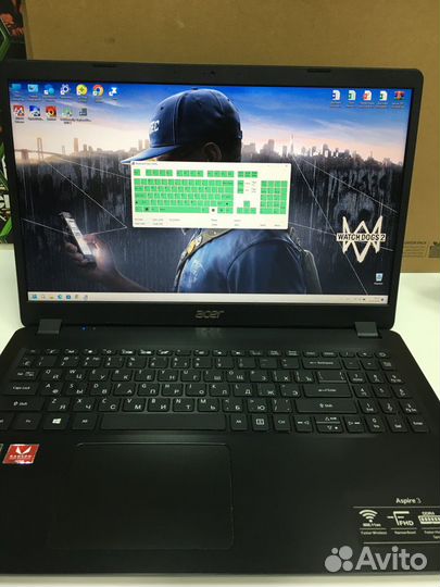 15.6 Acer AMD Ryzen 7 3700U/Vega10/8Gb/SSD256Gb