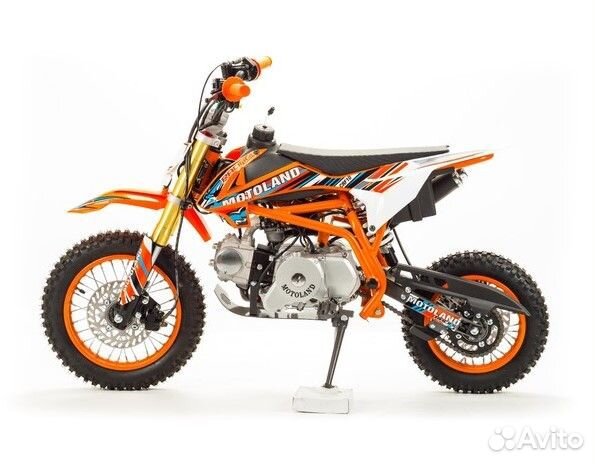 Детский питбайк Motoland CRF10 оранжевый