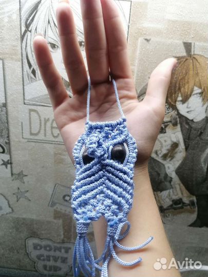 Сова с технике макраме