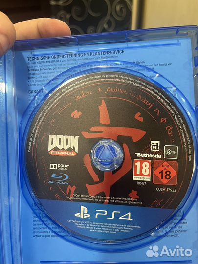 Игра ps4 doom eternal