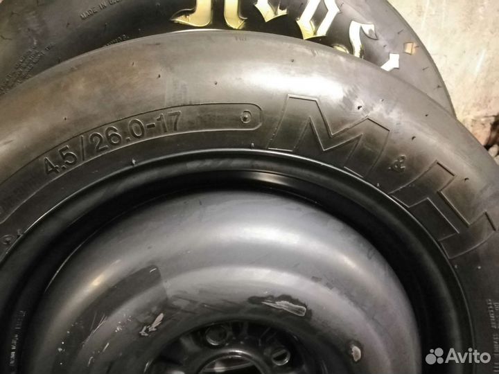 Hoosier Drag Racing Slicks 4.25/26 R17 и 10.00/28 R16 80W